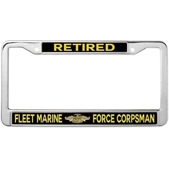 New retired fleet marine license plate - Picture 1 of 3